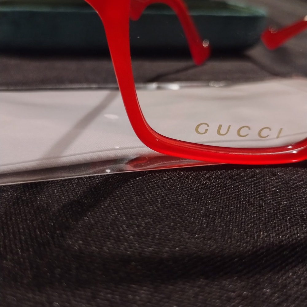 Gucci Vibrant Red Frames
